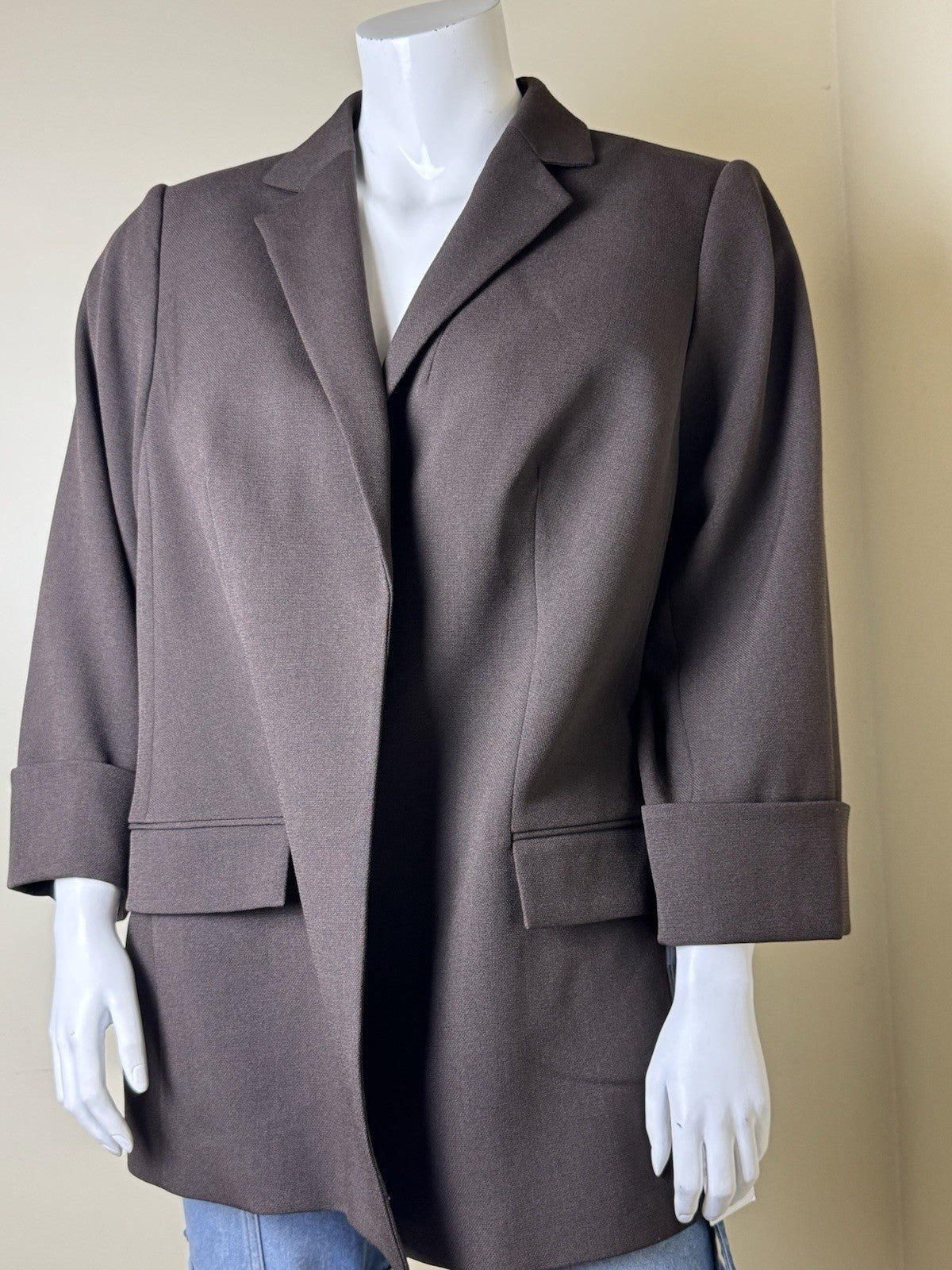 $159 Calvin Klein Women's Open-Front Blazer Jacket Size 22W. (B.155)