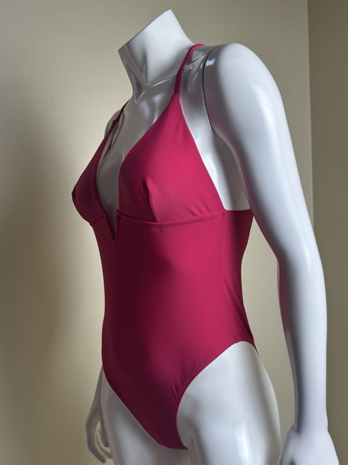 CUPSHE Women's Fuchsia 1Pc Bikini Size M    (B.174)