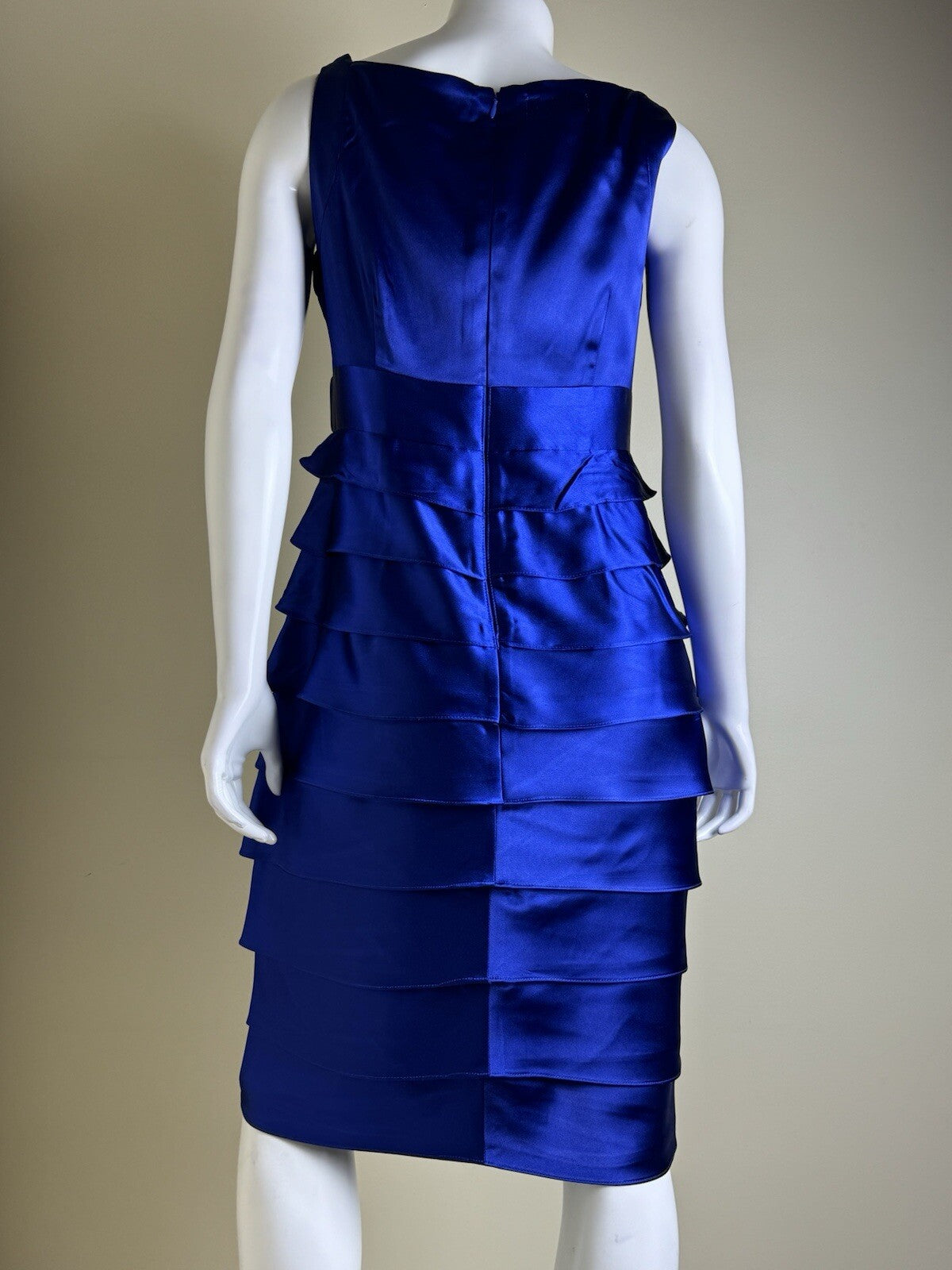 Jessica Howard  Women's Knee Length Royal Blue Dress Sz 10 (B.81)