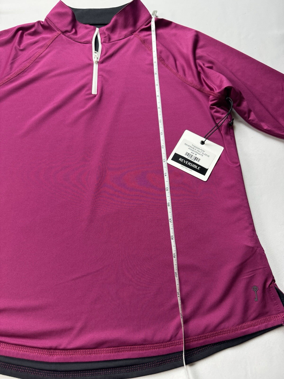 BELYN KEY Women’s Reversible Golf Shirt Sz M.    (B.134)