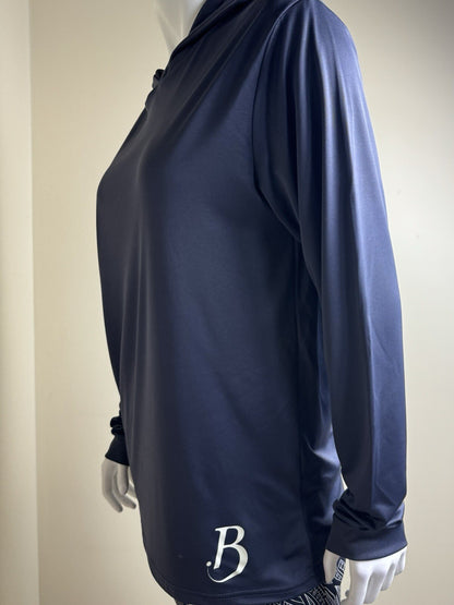 Paragon Women’s Charcoal Gray Pullover Hoodie Sz M.   (B.98)