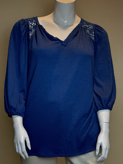 $88 Max Studio Women’s Top Sz 2Xl Blouse Shirt  (B.86)
