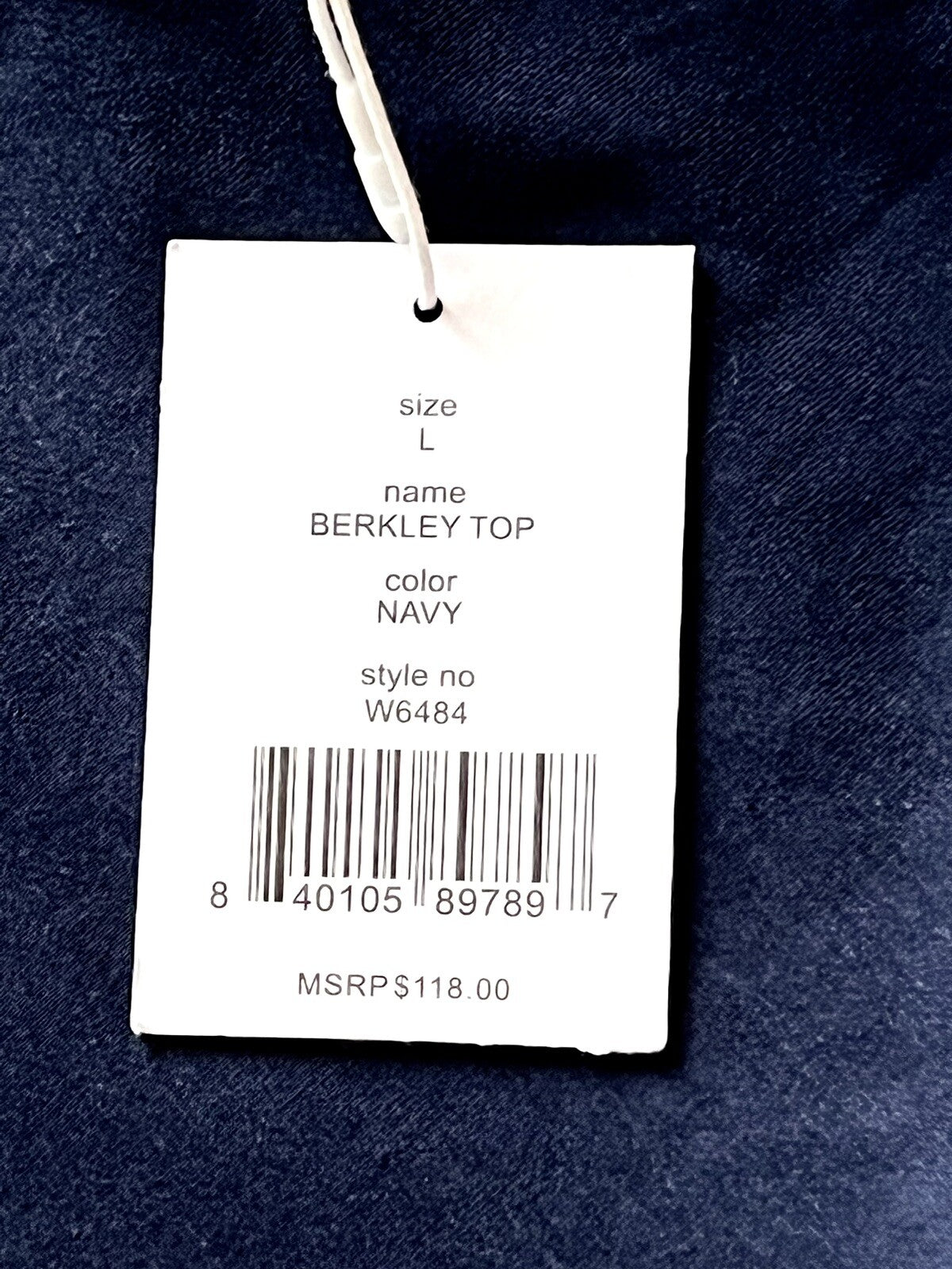 $118 Walter Baker Women’s One Shoulder Long Sleeve Navy Sz L