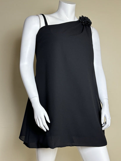 R&M RICHARDS Women’s Shift Black Dress Sz 16.    (B.94)