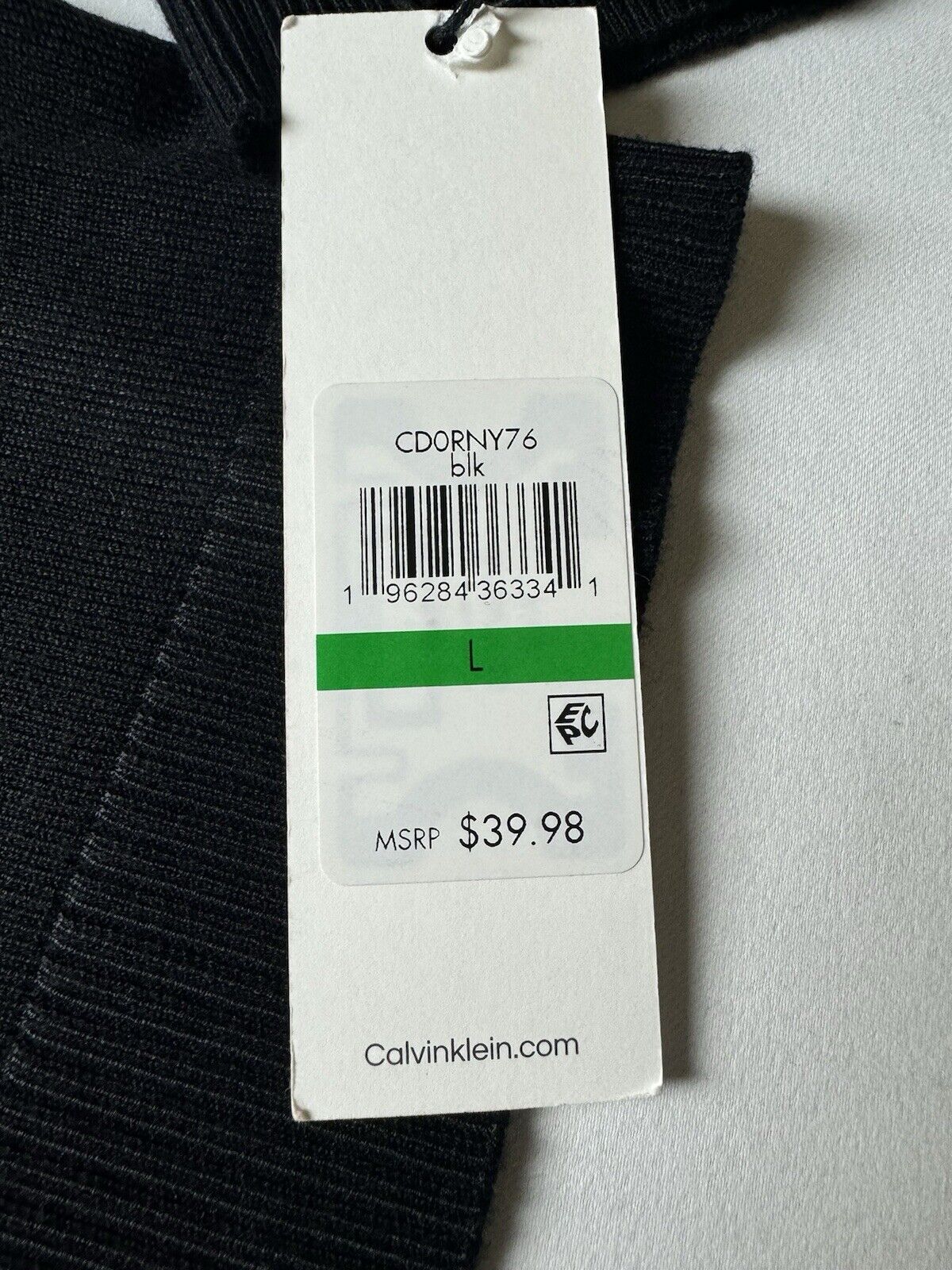 Calvin Klein Women’s Black Crop Cardigan Sz L