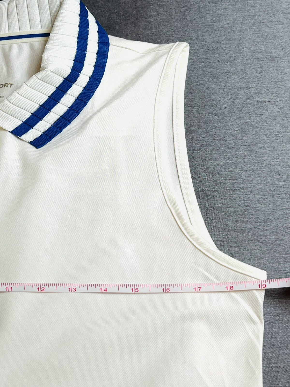 Tory Sport Women’s Golf,Tennis SHIRT White ivory Sz XL (07)