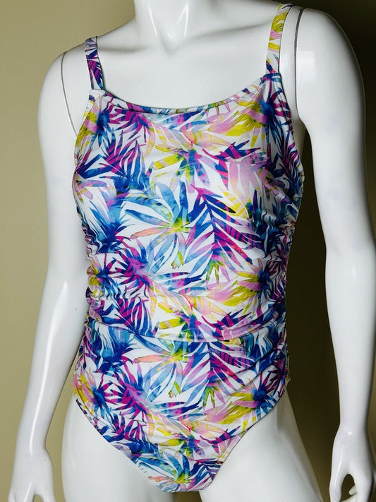 Catherine Malandrino Swimsuit Women’s Sz L Tropical Bathing Suit  (56)