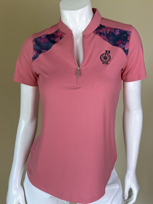 Ahead Performance Polo Golf Shirt Women’s Sz L (67)