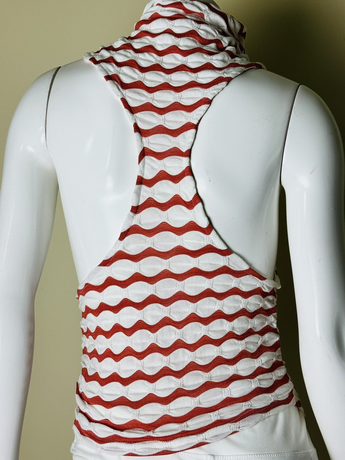 Free People Kaleidoscope Tank Top in Red/White Size S. (55)