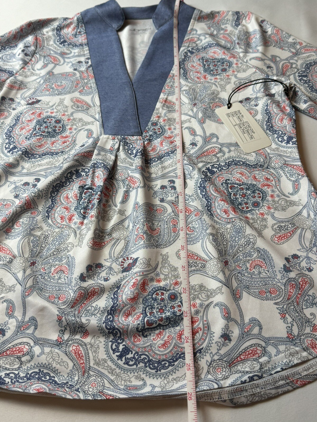 Jofit Women’s Top Size S Raglan Sleeves Golf Shirt Multicolor.       (B.57)