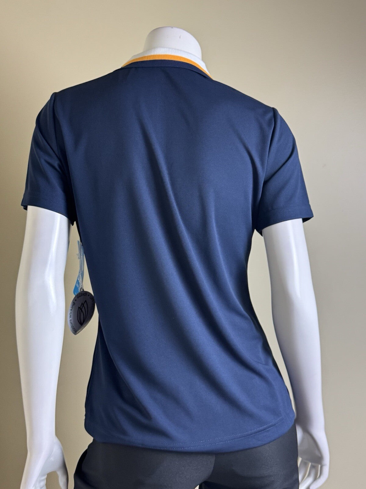 GG Blue Women's Golf Polo Shirt Navy Top Sz M. (B.135)