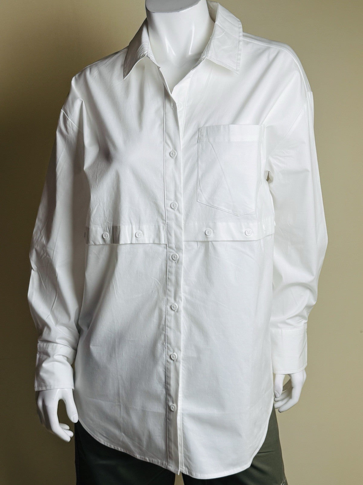 $119 DKNY Women's Long Sleeve Shirt Size S     (B.157)
