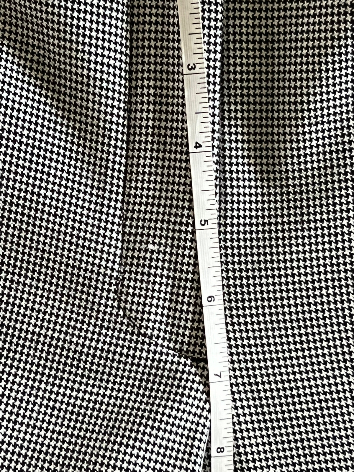 Lizzie Driver Women’s Houndstooth Golf Pants Sz 6 Black White Checks Pattern