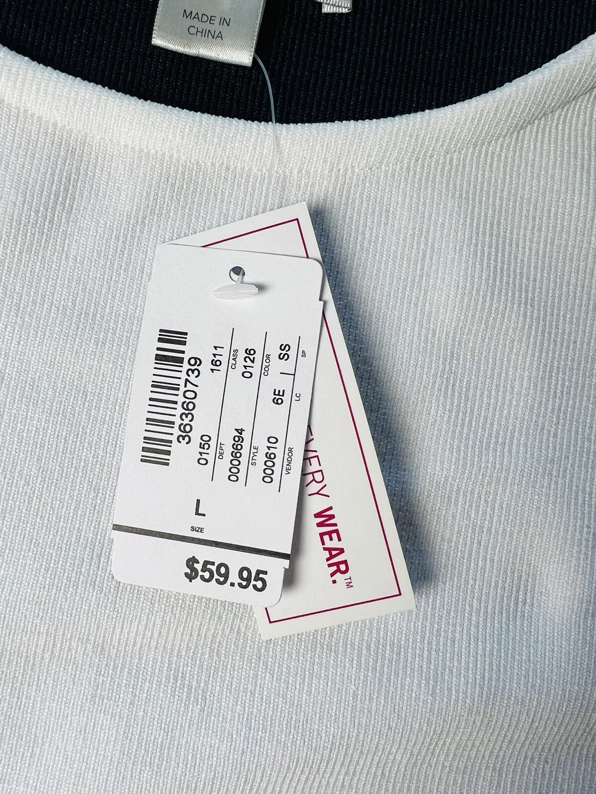 Christopher &Banks Women's Knit Top Sz L  Blouse