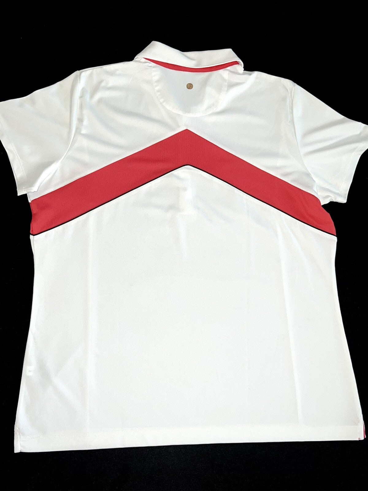 E.P New York Women's Golf White Polo Shirt Sz XL (13)