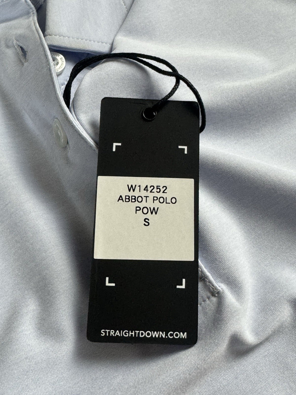 Straight Down Women's Golf Polo shirt Sz S.  (B.181)