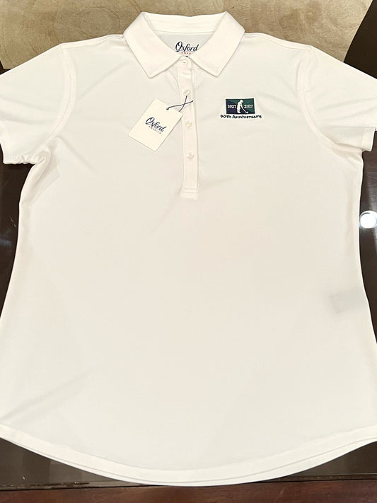 OxFord American Women's Golf Shirt White Sz M (13)
