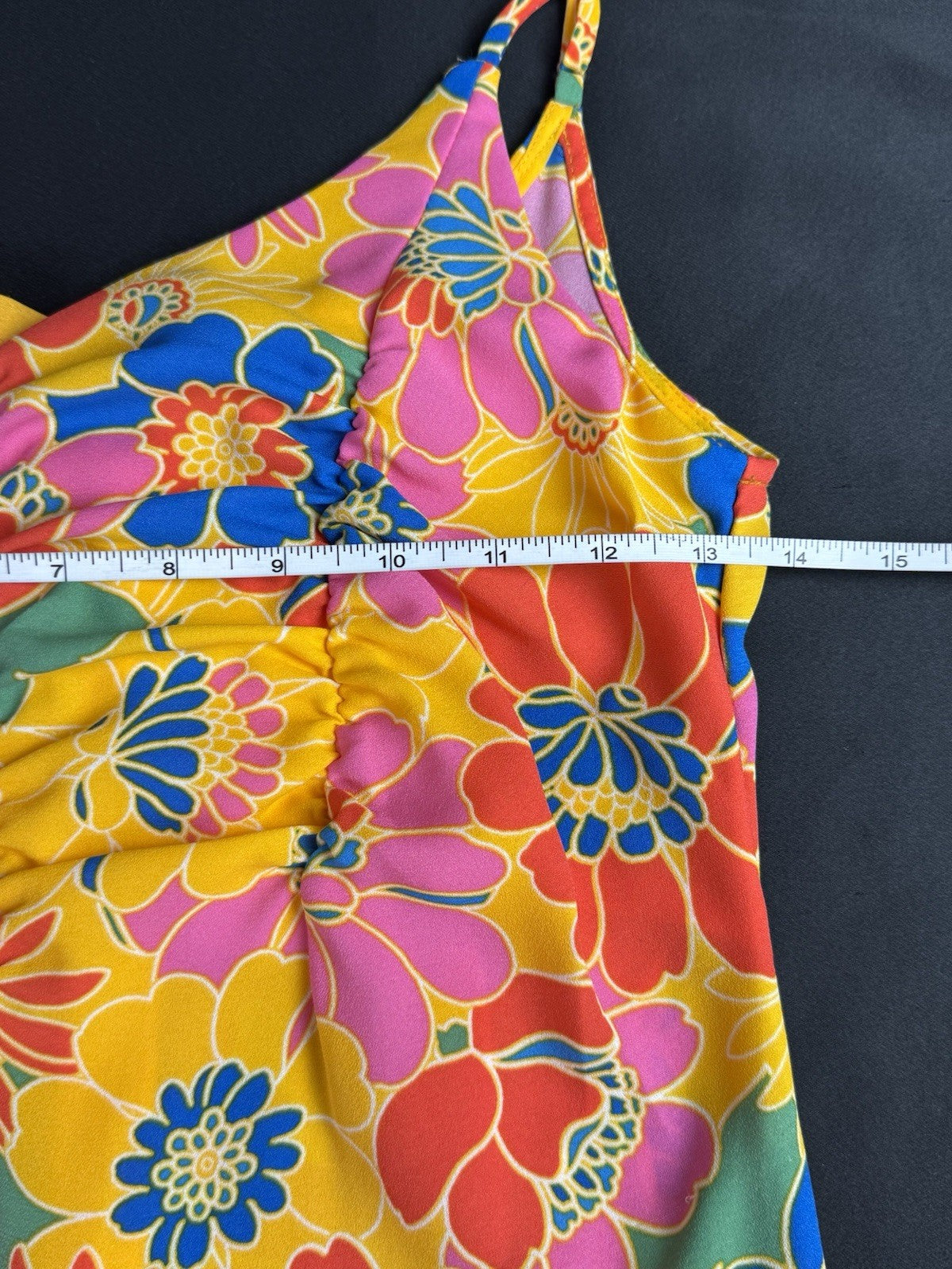 Sugar Lips Maxi Dress Multi Floral Sz XS    (B.176)