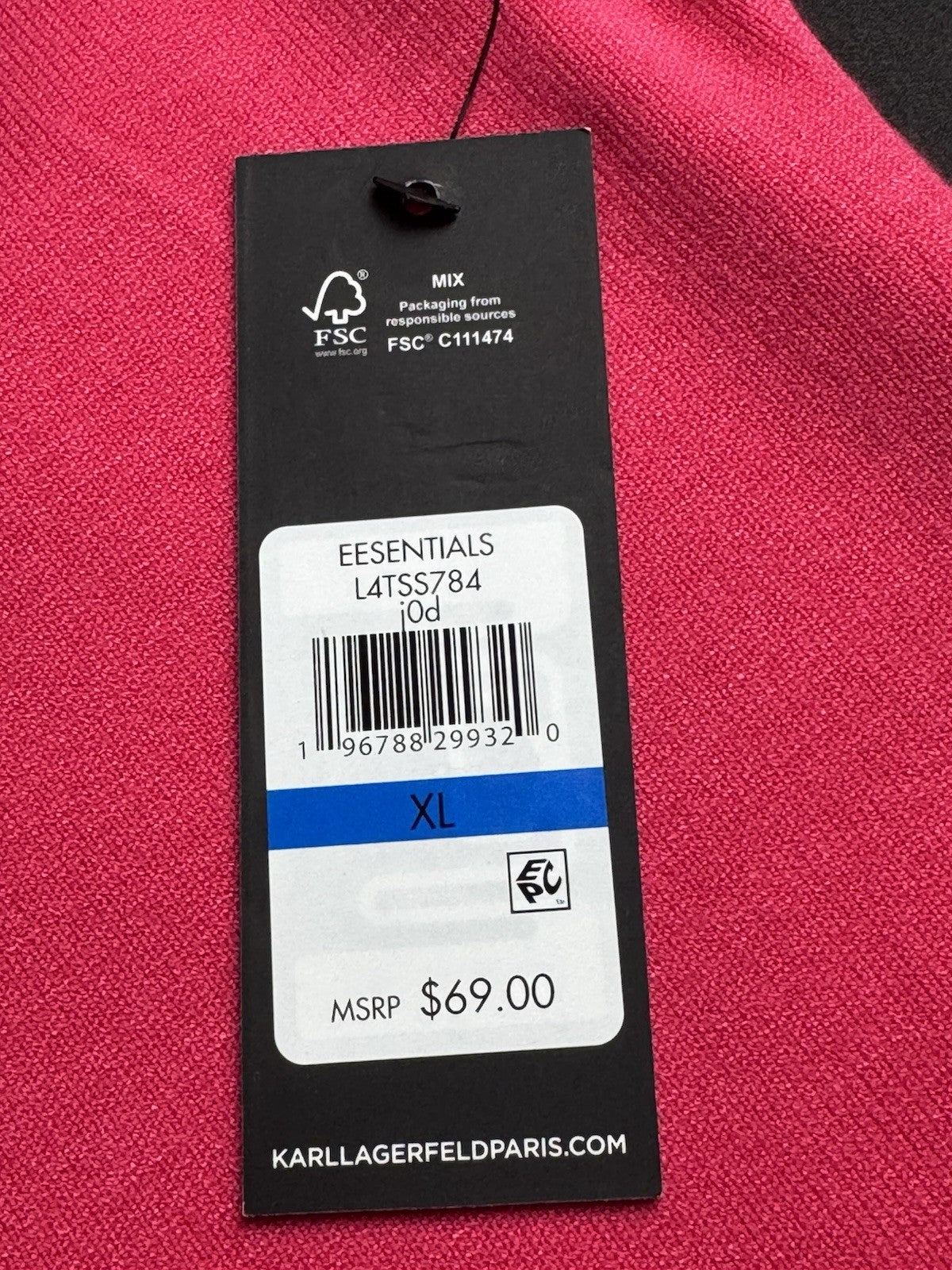$69 Karl Lagerfeld Women’s Sweater vest Sz XL.      (B.150)