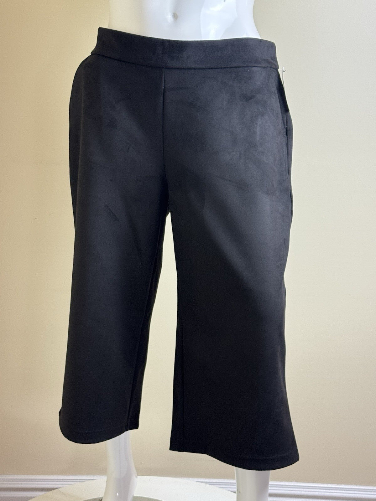 DKNY Sport Women's Suede Pants Sz XL     (B.191)