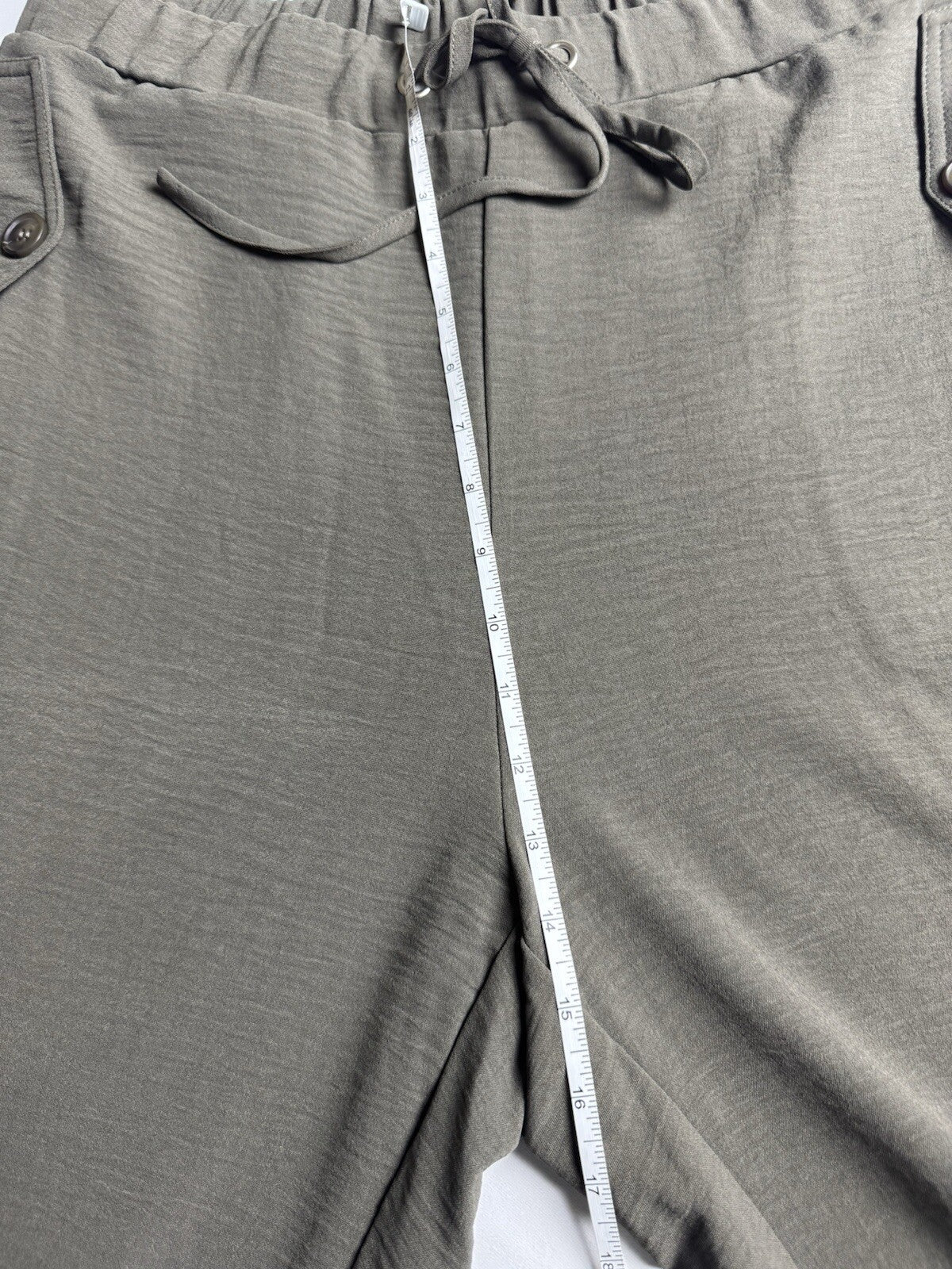 $89 Adrianna Papell Women's  Cargo Jogger Pants Sz L.  (B.144)