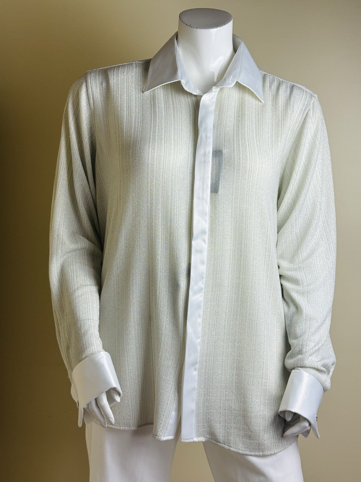 $249 Barabas Women’s Long Sleeves Cuffs Shirt Size 3XL.      (B.100)