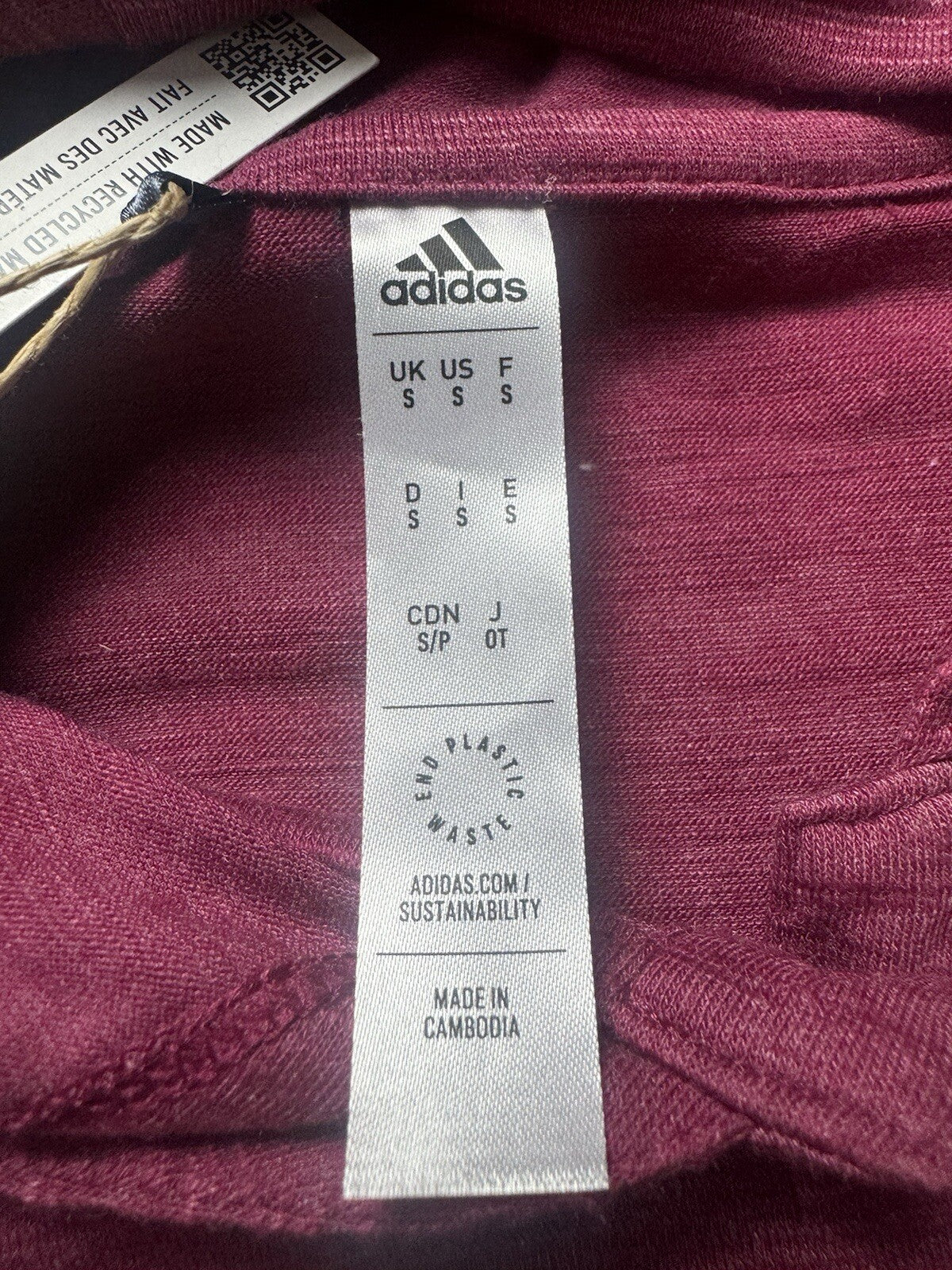 $65 Adidas Women’s Golf Hooded Sweatshirt Sz S    (B.105)