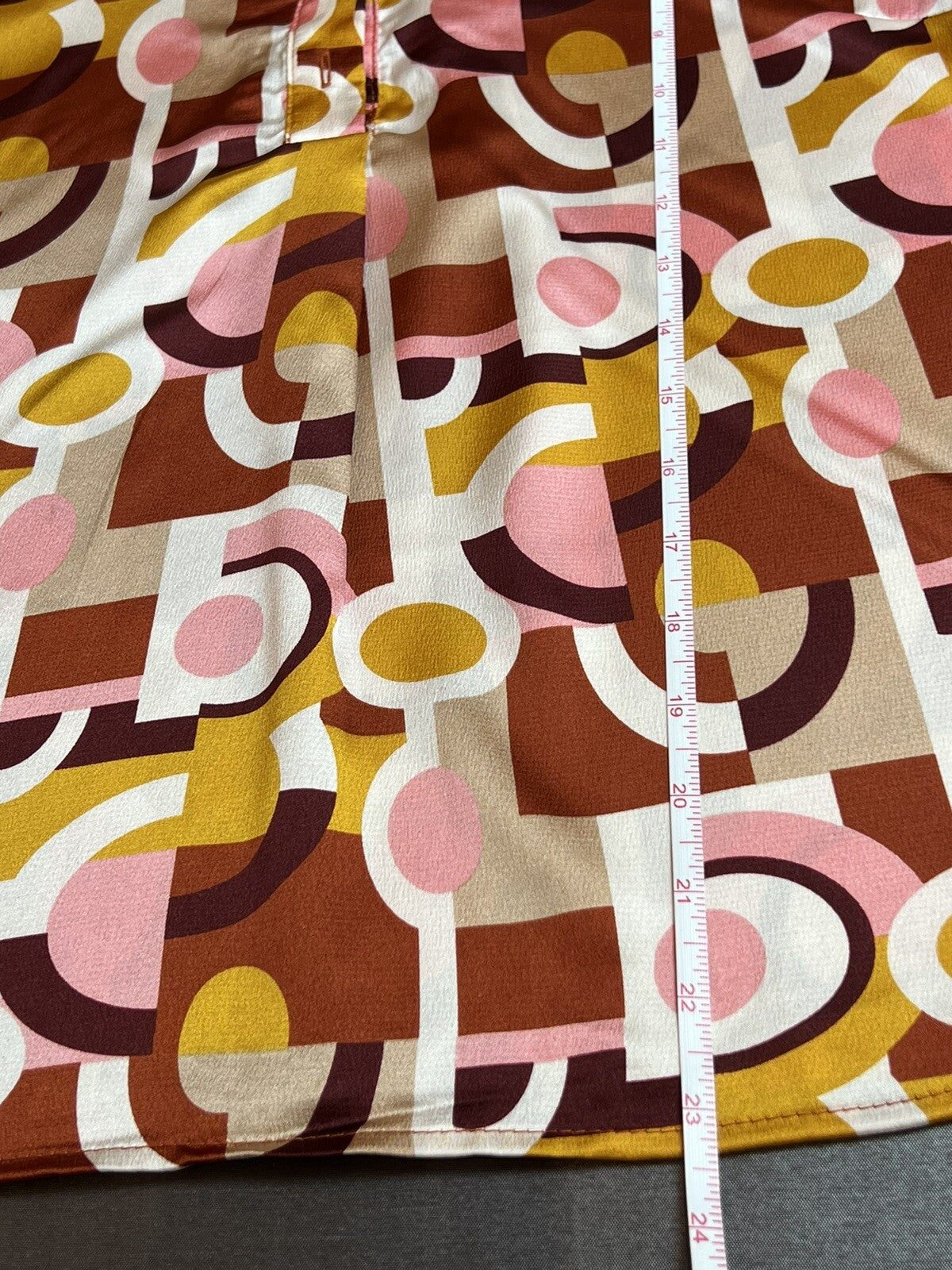 Faith and Joy Women’s Shirt Short Sleeve Multicolor Sz M