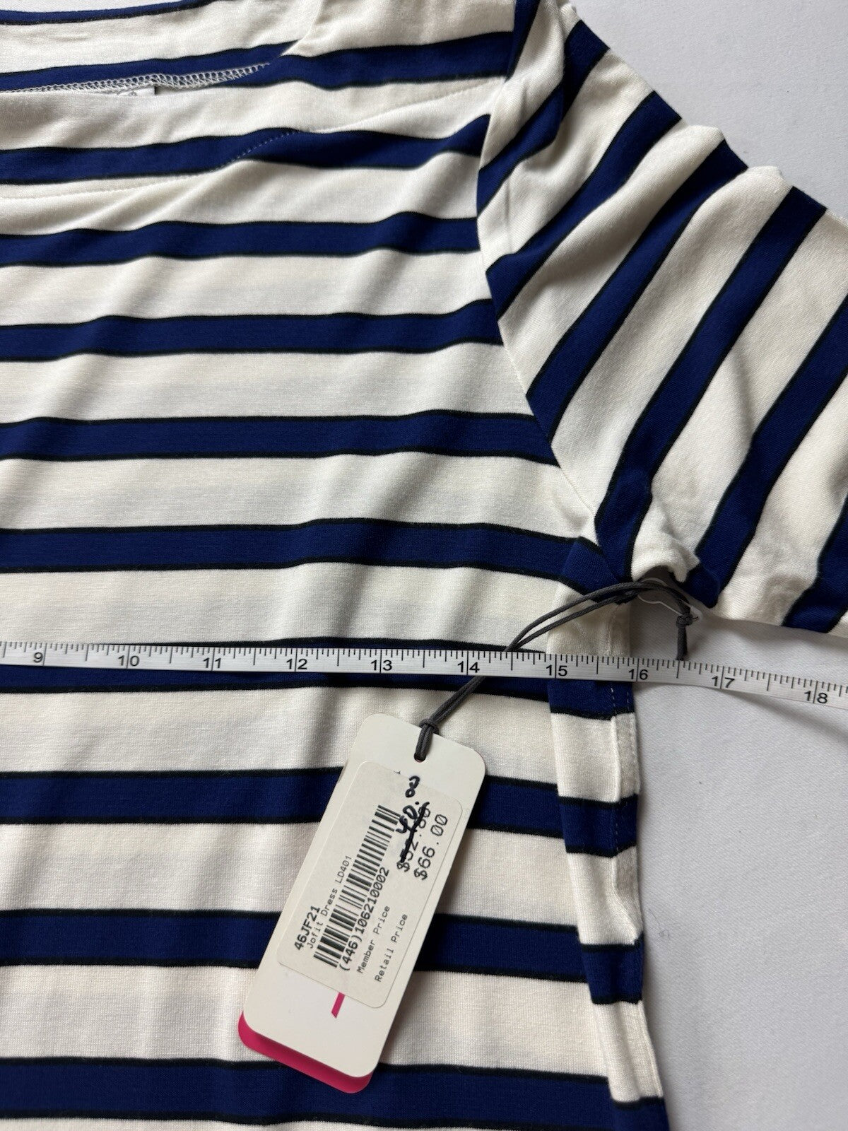 Jofit Women's Golf Tennis Striped Dress  Sz S.       (B.189)