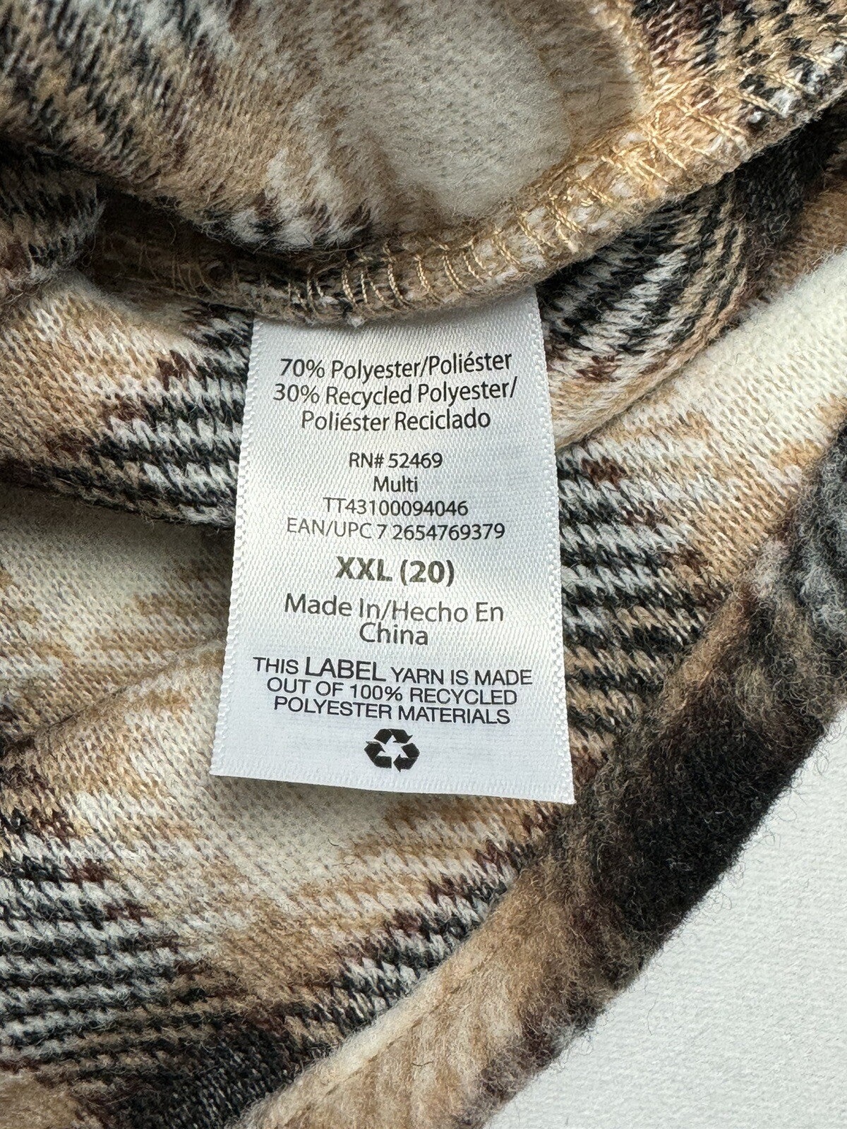 Time and Tru Women's Shacket Coat Size 2XL, Brown (73)