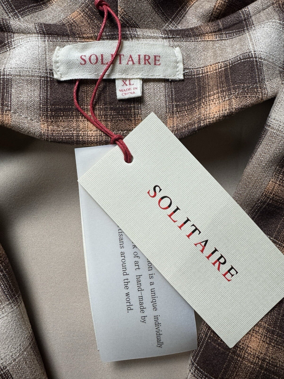Solitaire Women's Jacket Coat Sz XL.