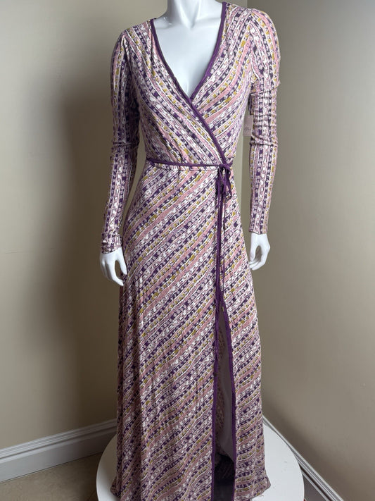 $168 Free People Dress Women’s Floral Long Sleeve Sz M. (B.169)