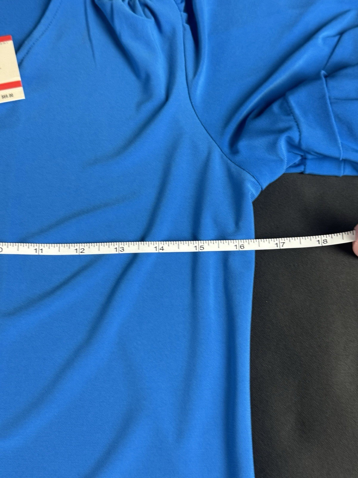 $69 Anne Klein Women’s Royal Blue Button Up Blouse Size XS.         (B.187)