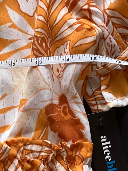Alice Blue Women’s Blouse Sz M Floral Top