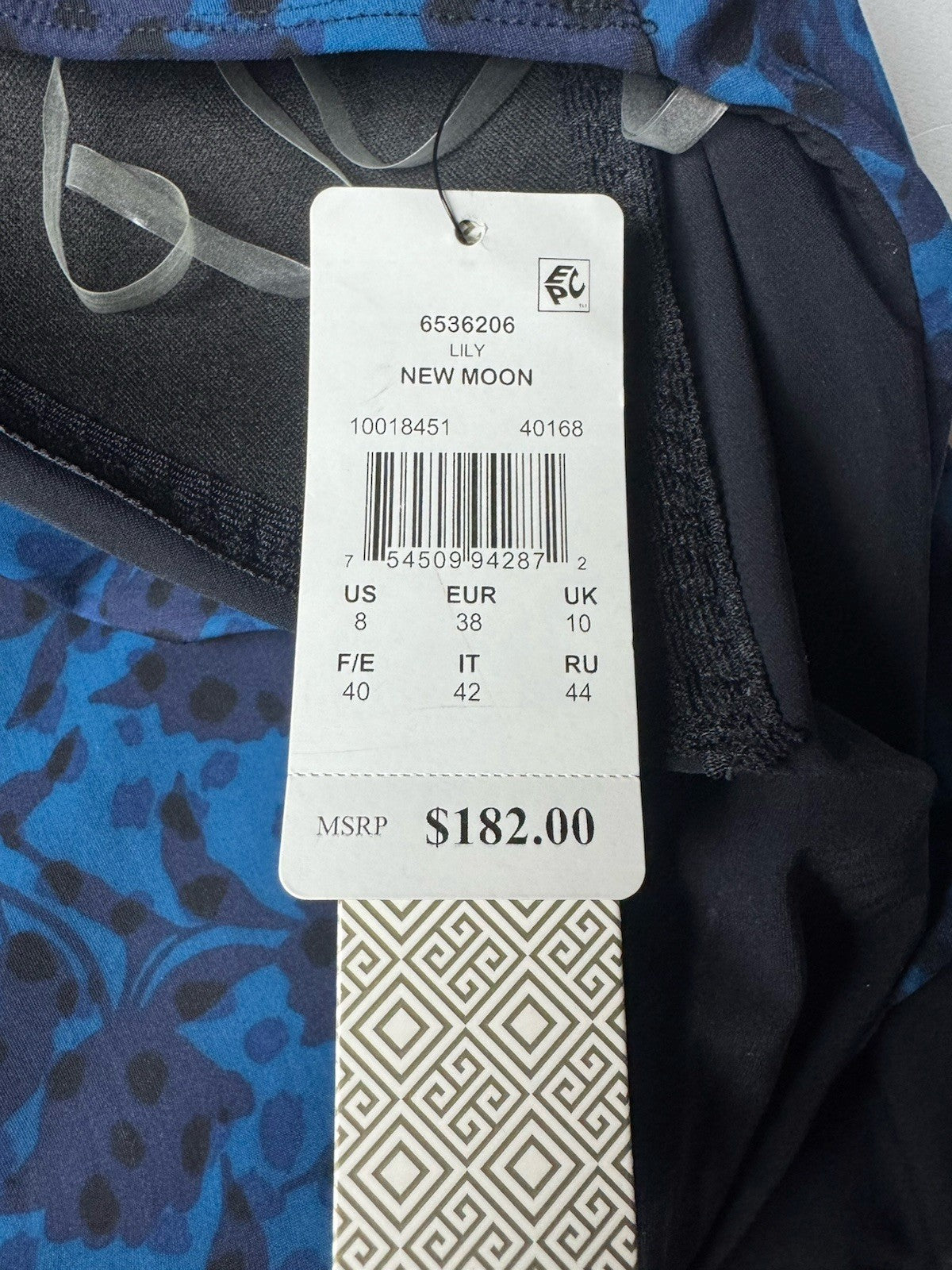 $182 Amoressa Lily One Piece Swimsuit In New Moon Sz 8.  (B.151)