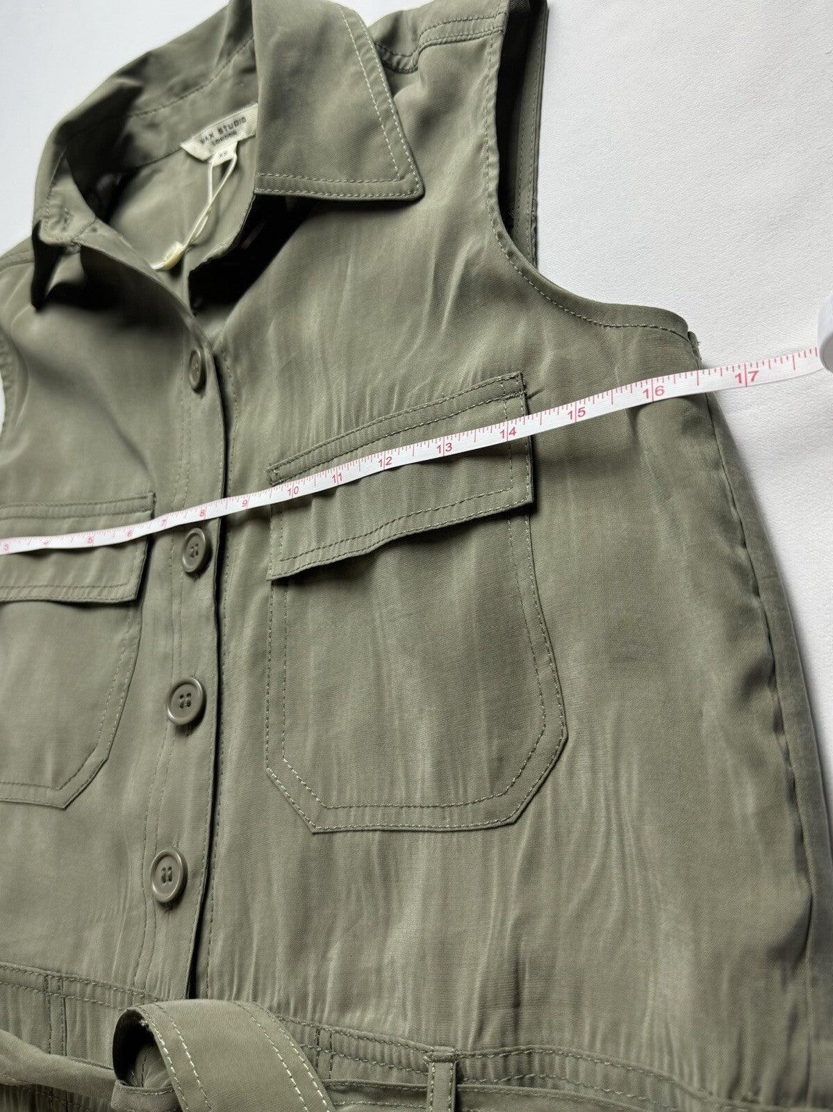 $168 MAX STUDIO Women’s Sage Jumpsuit Sz XS (B.77)