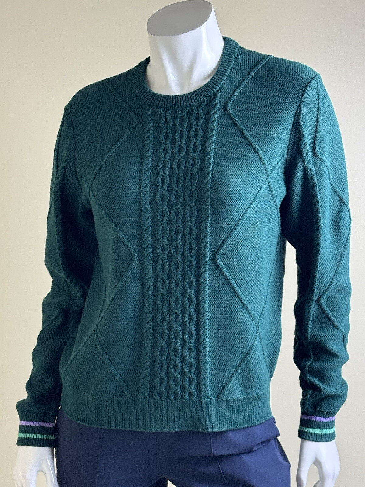 PUMA Women’s Knit Sweater Green Sz S (B.109/5)