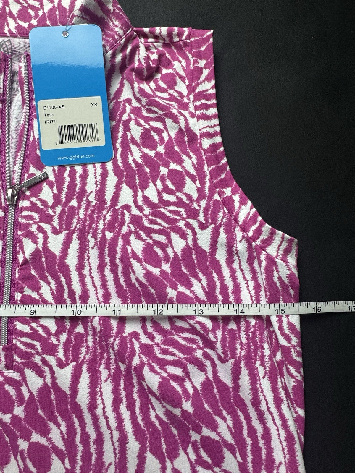 GG Blue Women's Golf Polo Shirt Sz XS. (B.160)