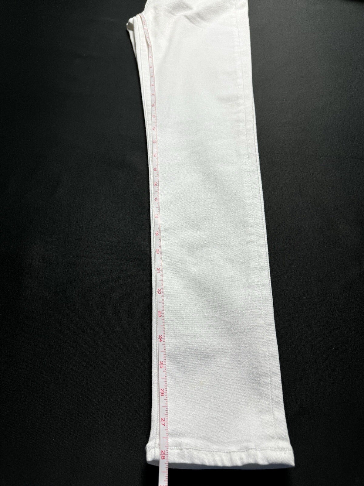 Joe’s Women’s White Ankle Stretch Jeans Sz M. (B.80)