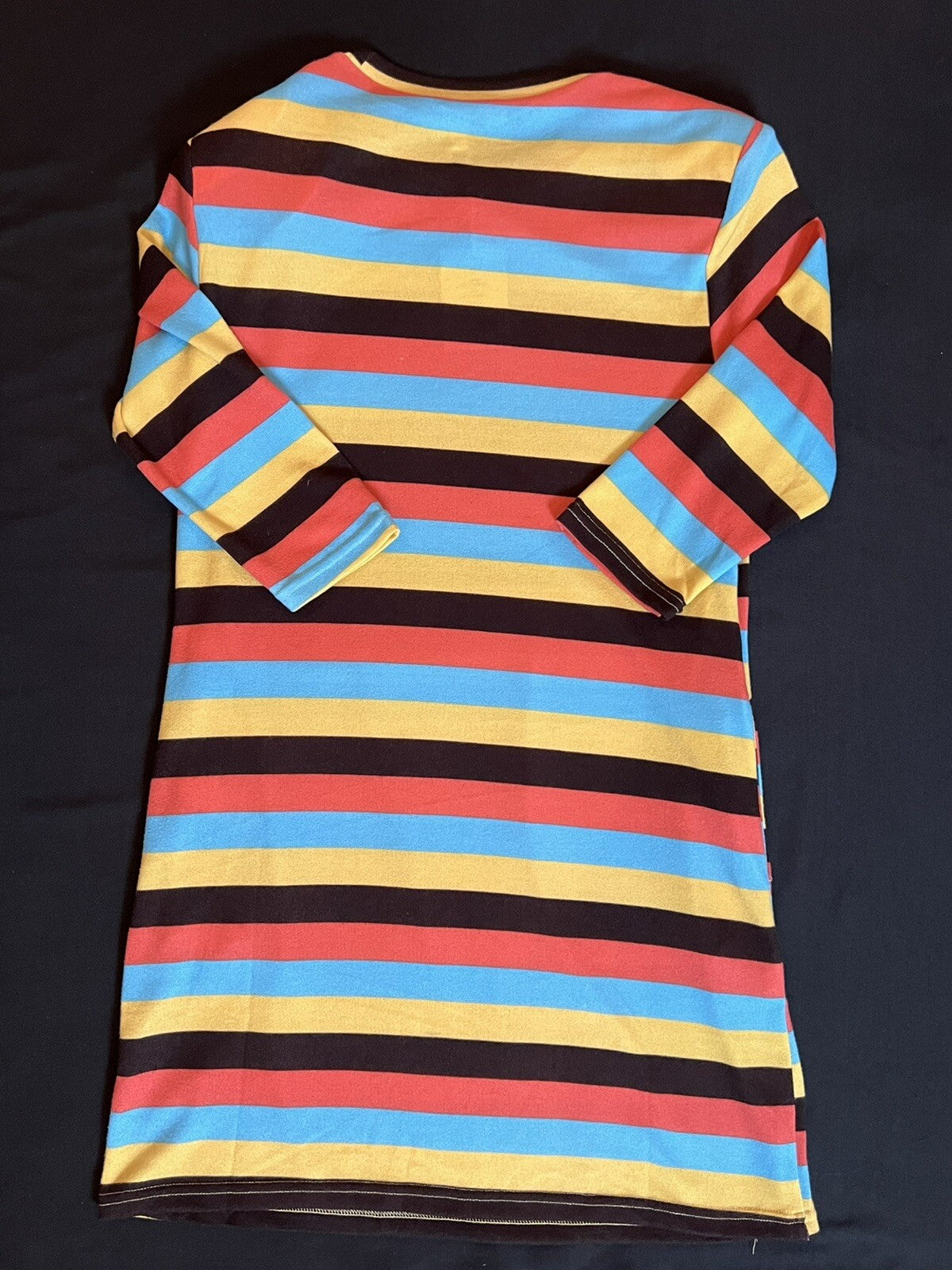 $198 WALTER BAKER Multicolor Stripes Dress Sz M