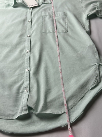Splendid Women’s Green Long Sleeve Button-Down Shirt Sz XS. (57)