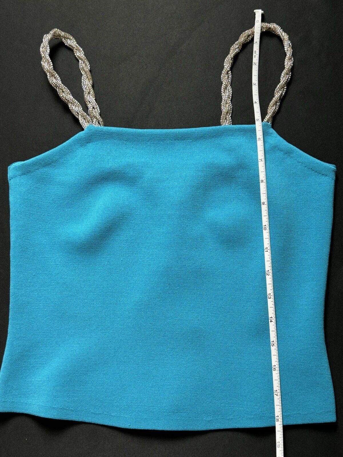 $295 House of Harlow 1960 Tank Top with Crystal Strap Size S