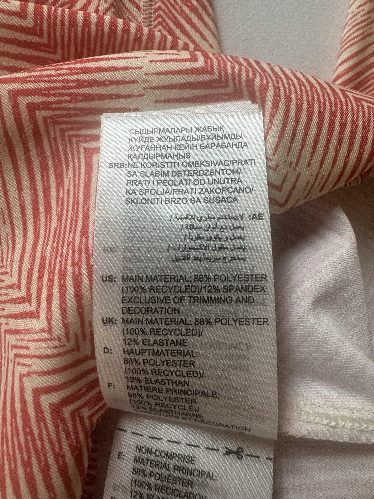 Adidas Women’s Golf Orange White Sweatshirt Sz XS    (B.111)