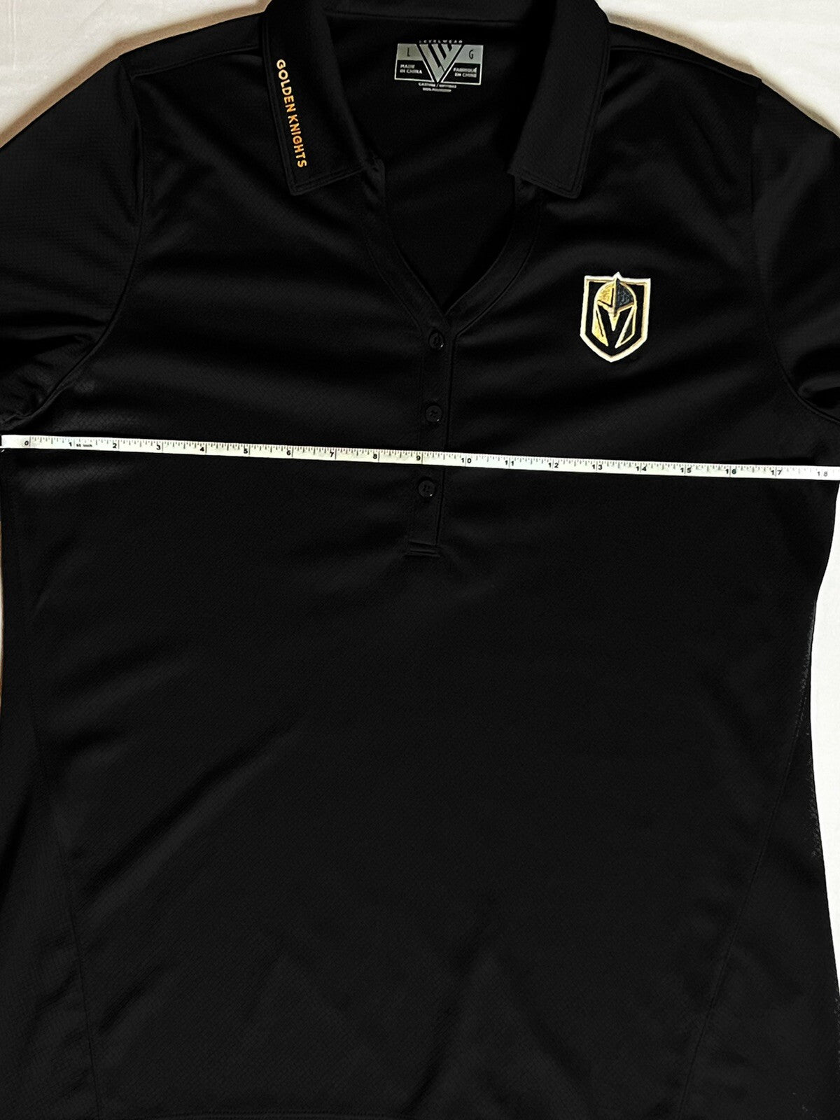 LevelWear Women's Golf Polo Shirt Black Sz L (16)