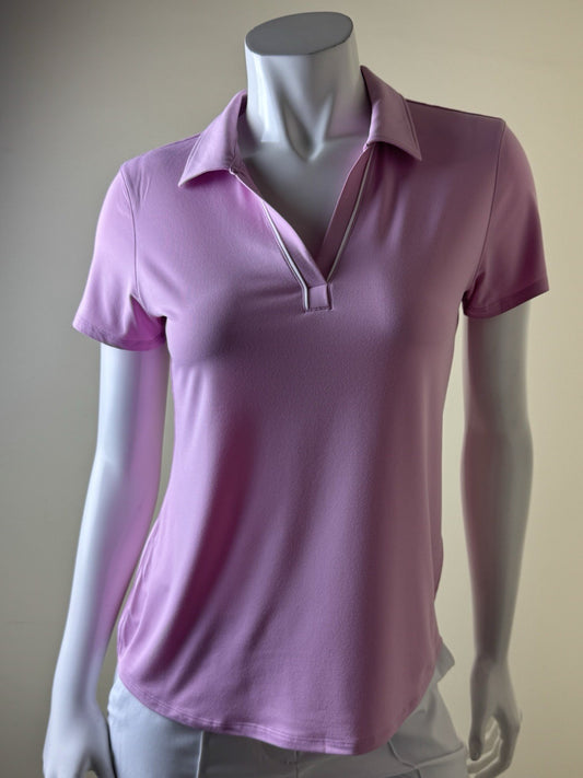 GG Blue Women's Golf Polo Shirt Sz S.     (B.162)