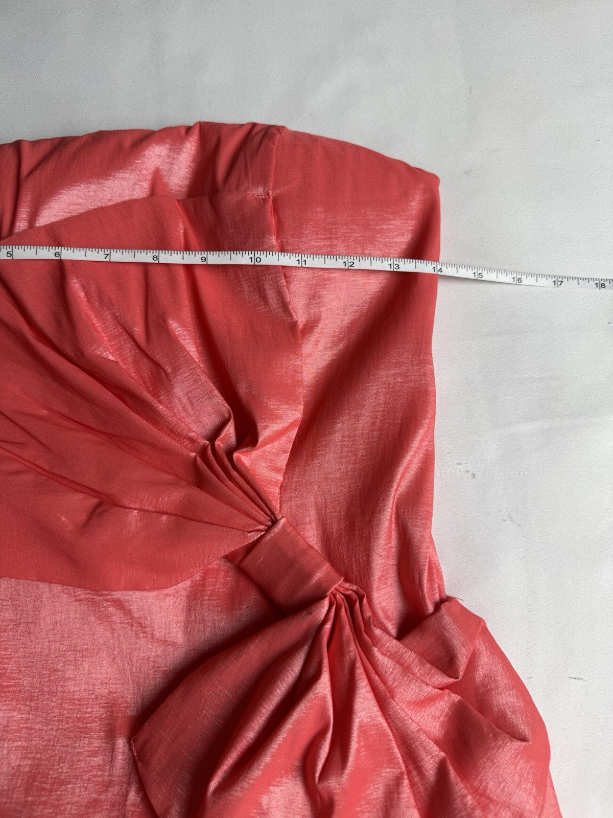 DAISY Women's Orange Embroidered Bow Dress Sz M        (B.168)