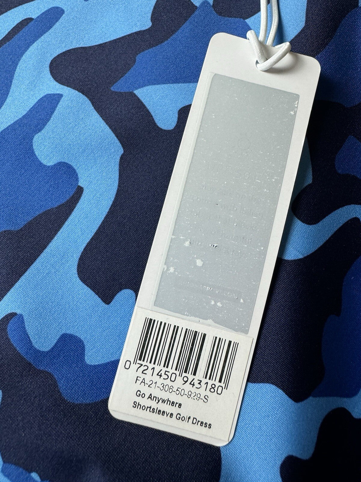 Kinona Golf Dress UPF 50+ Camo Print Pockets Pullover Sz S.   (B.103)