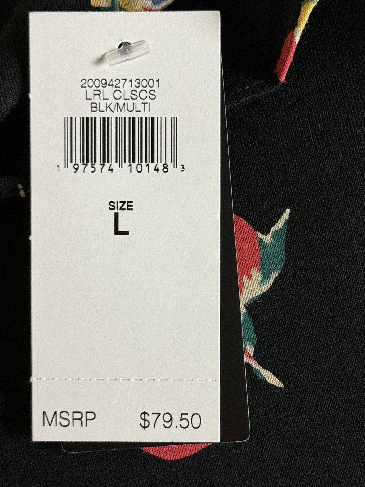Lauren Ralph Lauren Shirt Women's Sz L Floral Top Blouse (67)