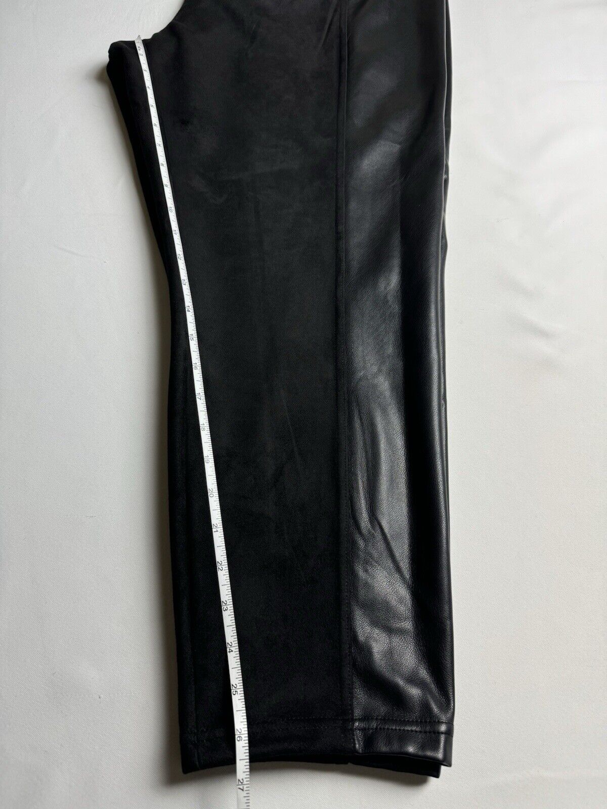 Marc New York Women’s Black Pants Faux Leather Sz 3XL