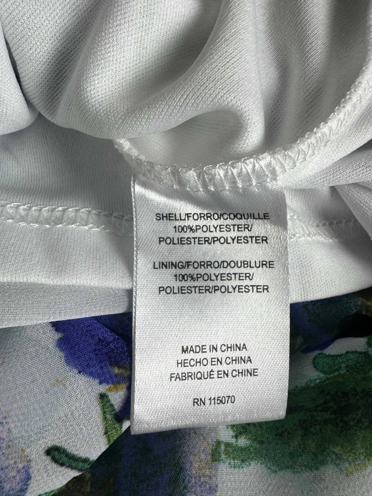 Nina Leonard Floral Maxi Dress Sz M.   (B.173)